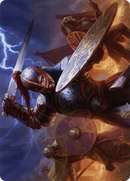 Beskir Shieldmate Art Card - Art Series: Kaldheim (Borderless)