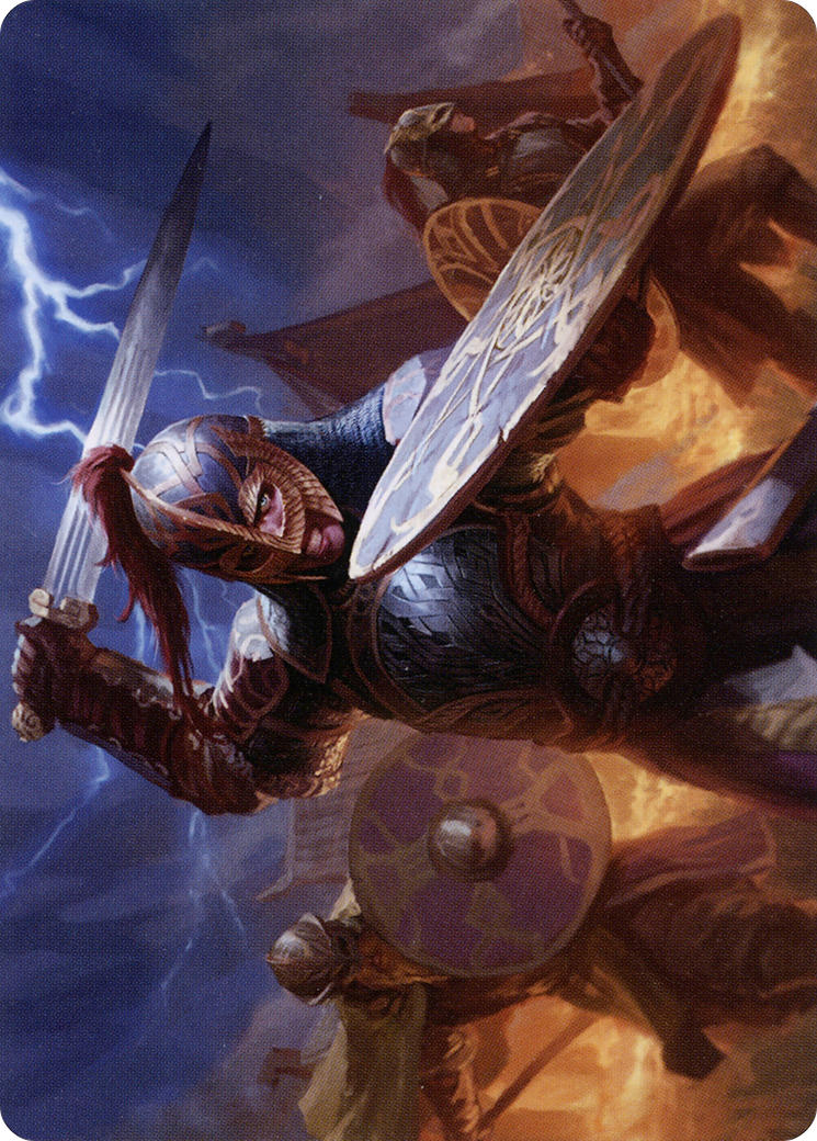 Beskir Shieldmate Art Card - Art Series: Kaldheim (Borderless)