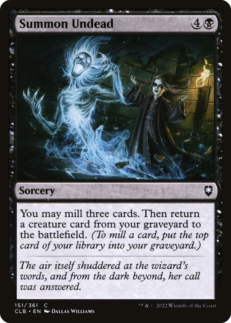 Summon Undead - [Commander Legends: Battle for Baldur's Gate]