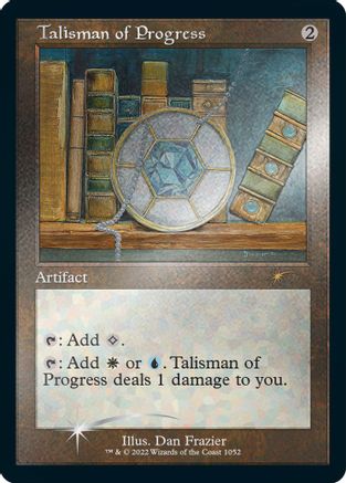 Talisman of Progress (Retro Frame) (Foil Etched) [Secret Lair Drop Series] Foil