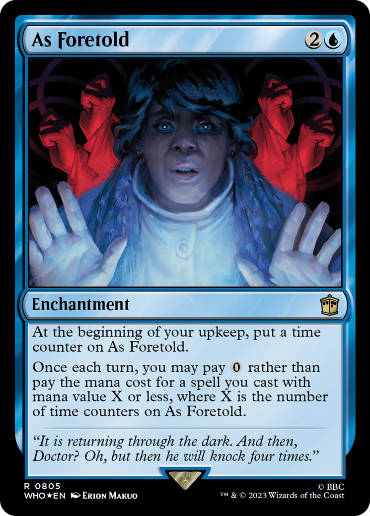 As Foretold (Surge Foil) - Doctor Who Foil