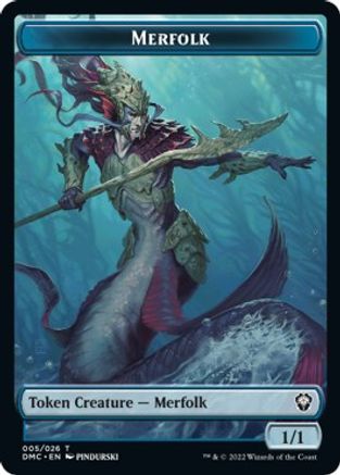 Merfolk Token [Dominaria United Commander Tokens]
