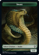 Snake // Egg Double-Sided Token [Dominaria United Commander Tokens]