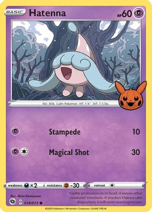 Hatenna - 18/073 [Trick or Trade BOOster Bundle]