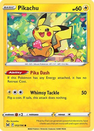 Pikachu - 52/196 [SWSH11: Lost Origin]