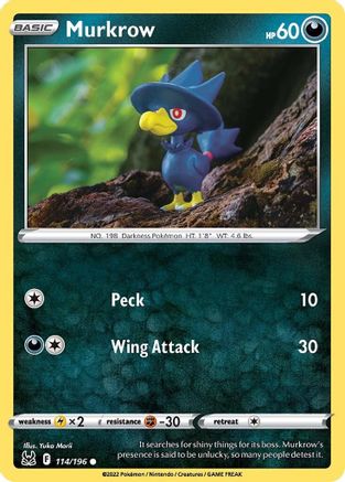 Murkrow - 114/196 [SWSH11: Lost Origin]