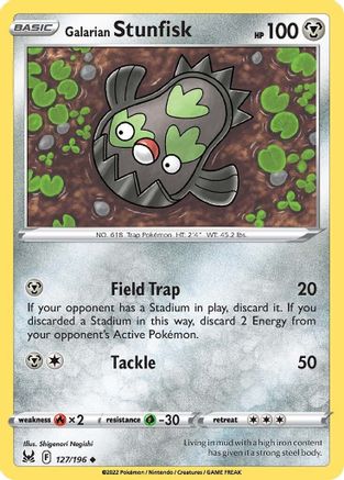 Galarian Stunfisk - 127/196 [SWSH11: Lost Origin]