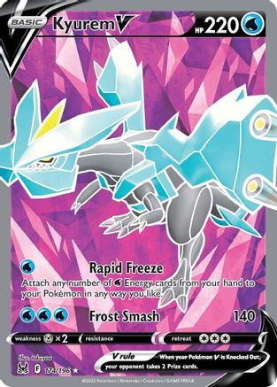 Kyurem V - 174/196 (Full Art) [SWSH11: Lost Origin] - Holofoil