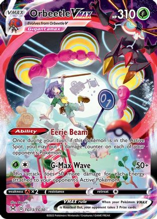 Orbeetle VMAX - TG13 [SWSH11: Lost Origin Trainer Gallery] - Holofoil