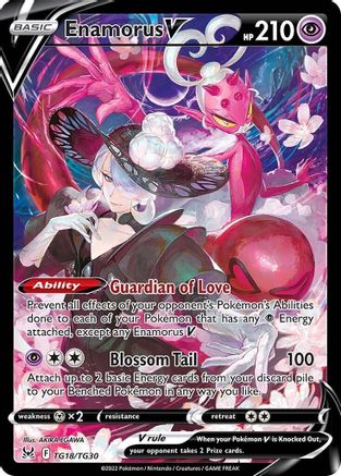 Enamorus V - TG18 [SWSH11: Lost Origin Trainer Gallery] - Holofoil