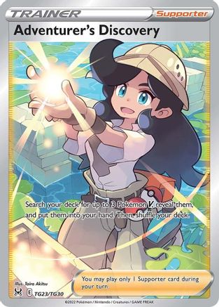 Adventurer's Discovery - TG23 [SWSH11: Lost Origin Trainer Gallery] - Holofoil