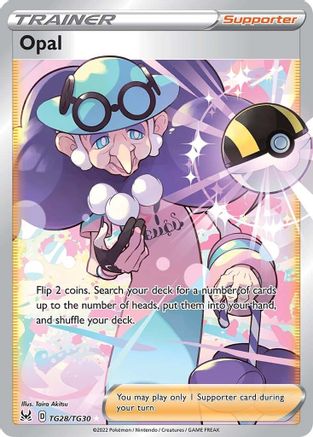 Opal - TG28 [SWSH11: Lost Origin Trainer Gallery] - Holofoil
