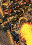 Mana Cannons Art Card (Gold-Stamped Signature) [Dominaria United Art Series]
