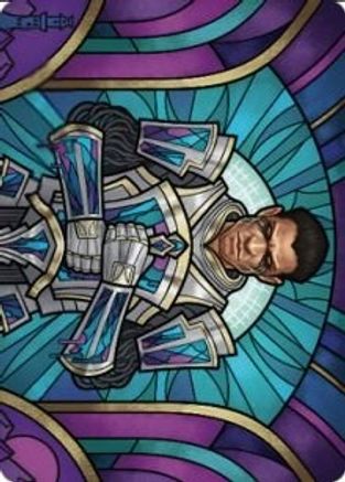 Aron, Benalia's Ruin Art Card [Dominaria United Art Series]
