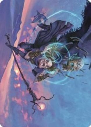Zur, Eternal Schemer Art Card 1 [Dominaria United Art Series]