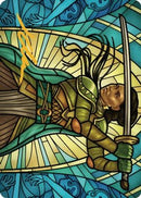 Shanna, Purifying Blade Art Card 2 (Gold-Stamped Signature) [Dominaria United Art Series]