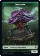 Saproling // Merfolk Double-Sided Token [Dominaria United Tokens]