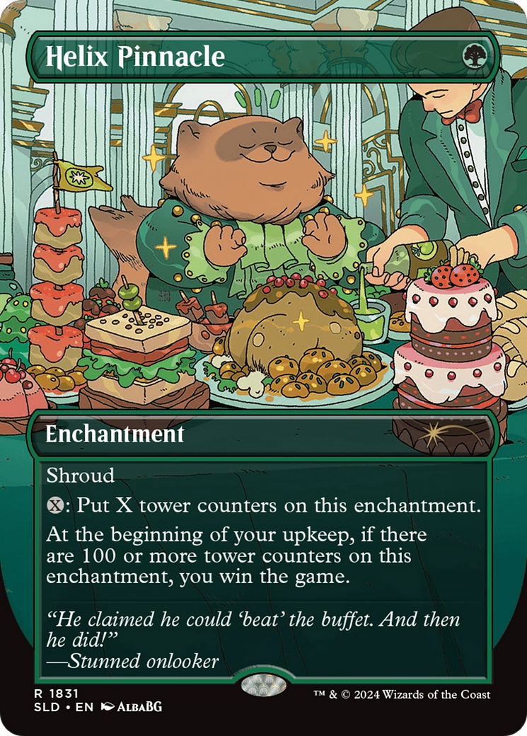 Helix Pinnacle (Rainbow Foil) [Secret Lair Drop] (Borderless) Foil
