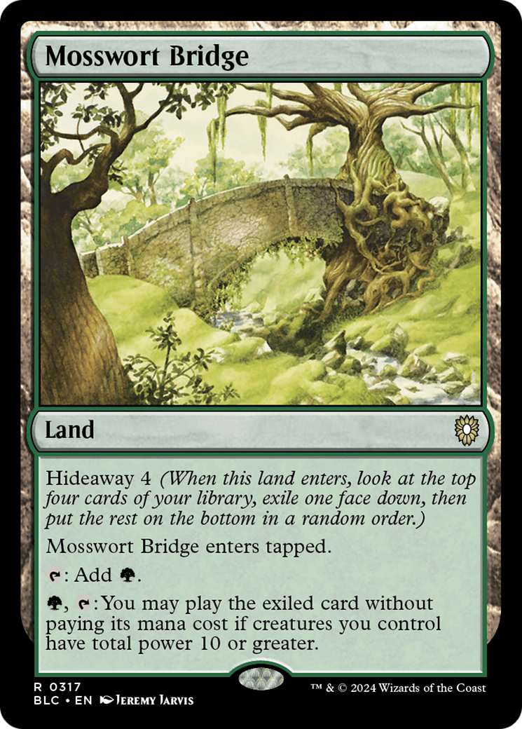 Mosswort Bridge - [Bloomburrow Commander]