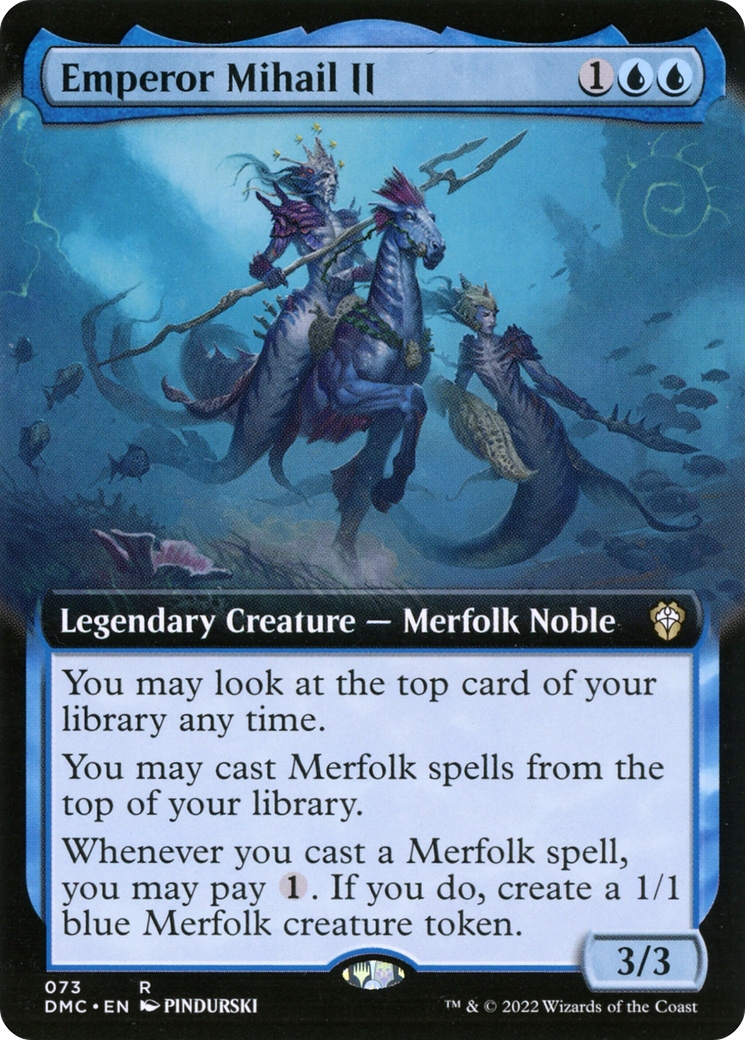 Emperor Mihail II (Extended Art): (Extended Art) [Dominaria United Commander]