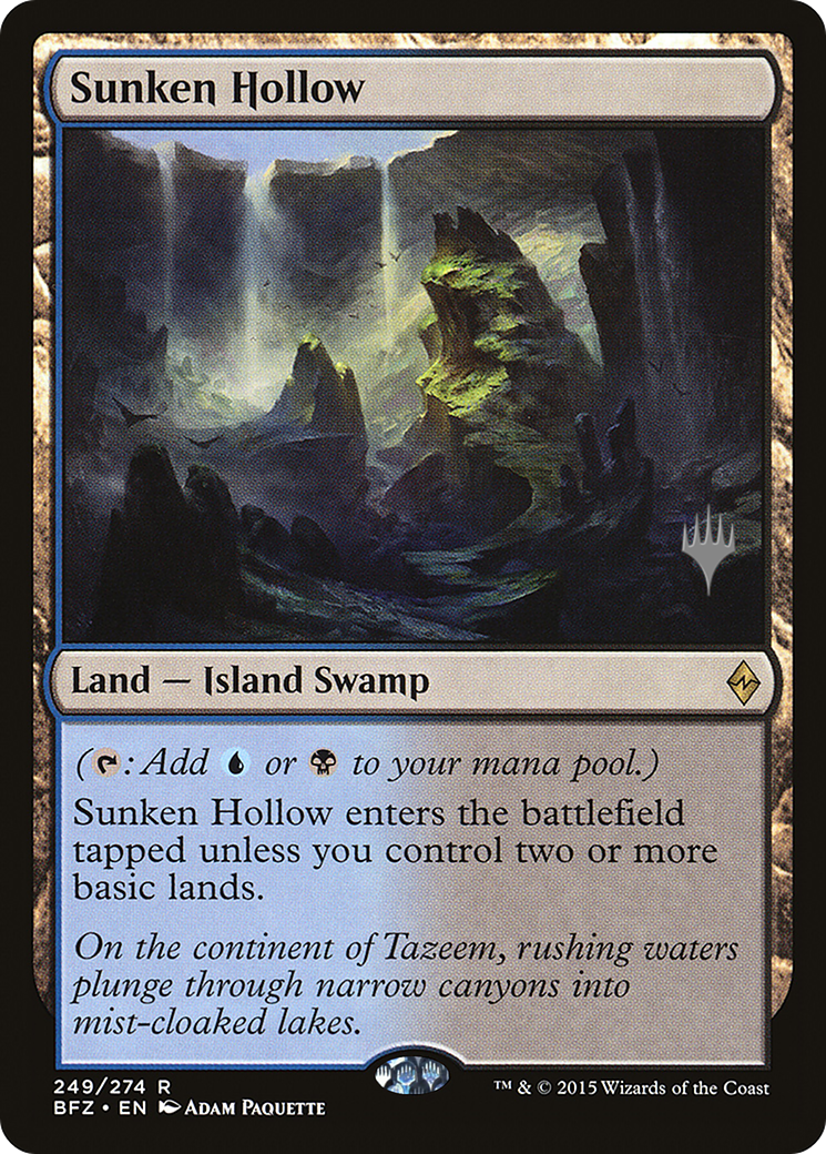 Sunken Hollow - [Battle for Zendikar Promos]