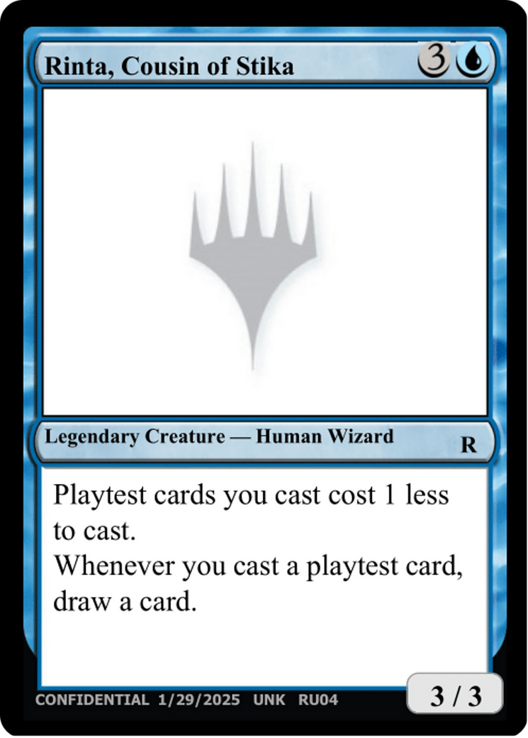 Rinta, Cousin of Sitka [Un-Known Event Playtest Cards]