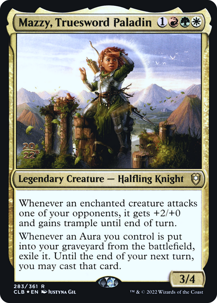 Mazzy, Truesword Paladin - [Battle for Baldur's Gate Promos] Foil