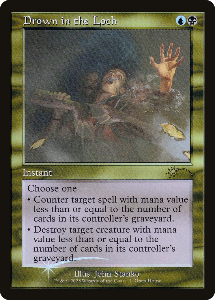 Drown in the Loch (Retro Frame) [Wizards Play Network 2023] Foil