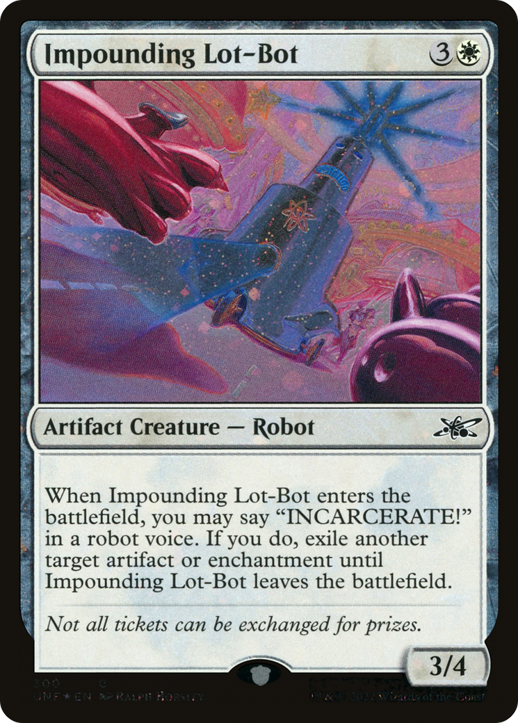 Impounding Lot-Bot (Galaxy Foil) [Unfinity] Foil