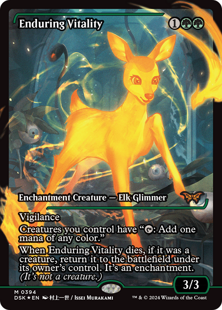 Enduring Vitality (Showcase): (Showcase) [Duskmourn: House of Horror] Foil