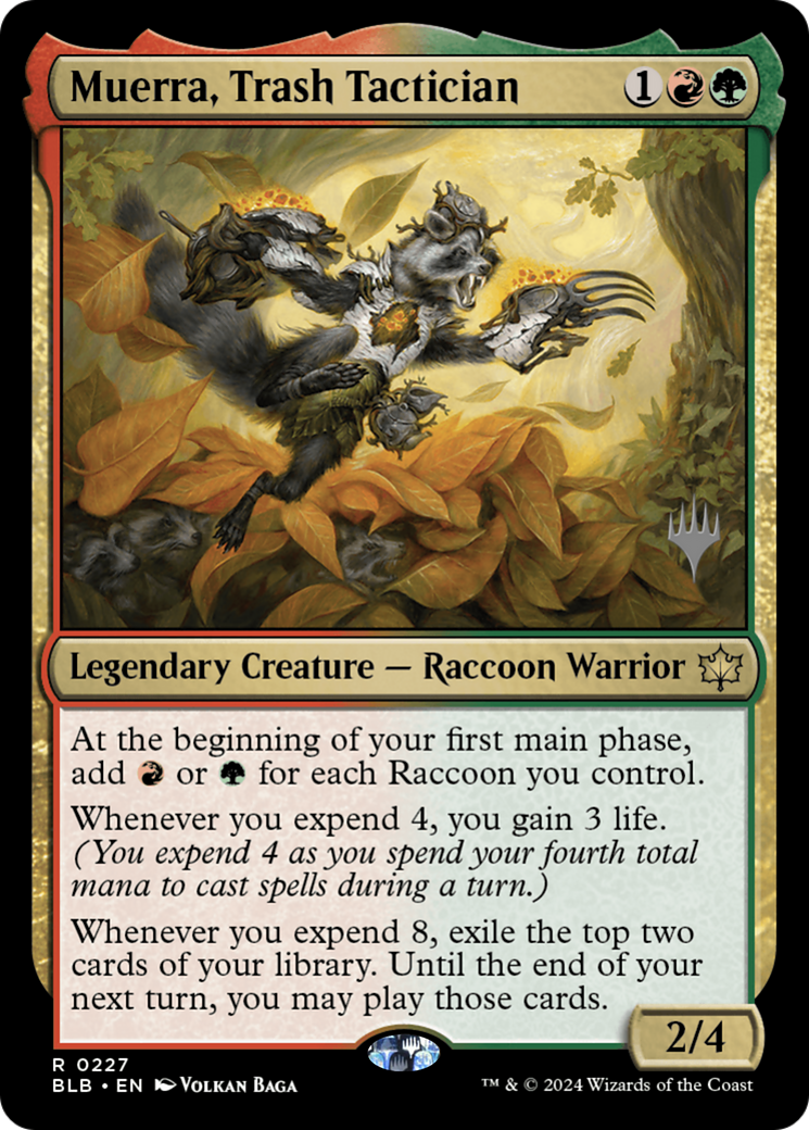 Muerra, Trash Tactician - [Bloomburrow Promos]