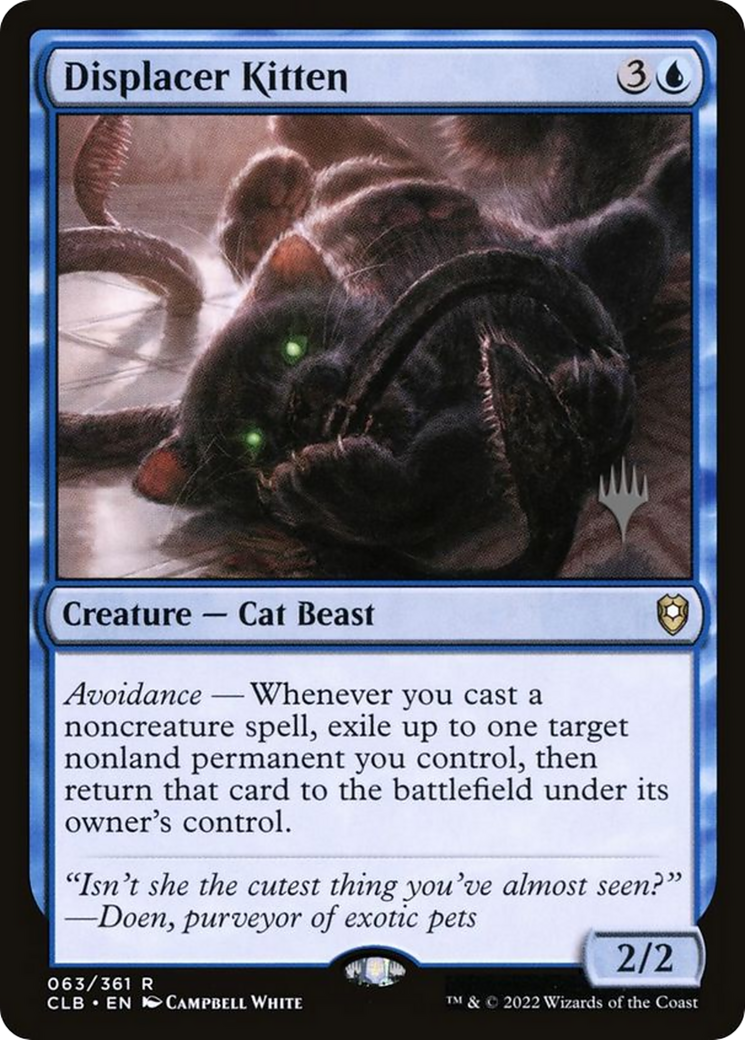 Displacer Kitten - Battle for Baldur's Gate Promos: (stamped)