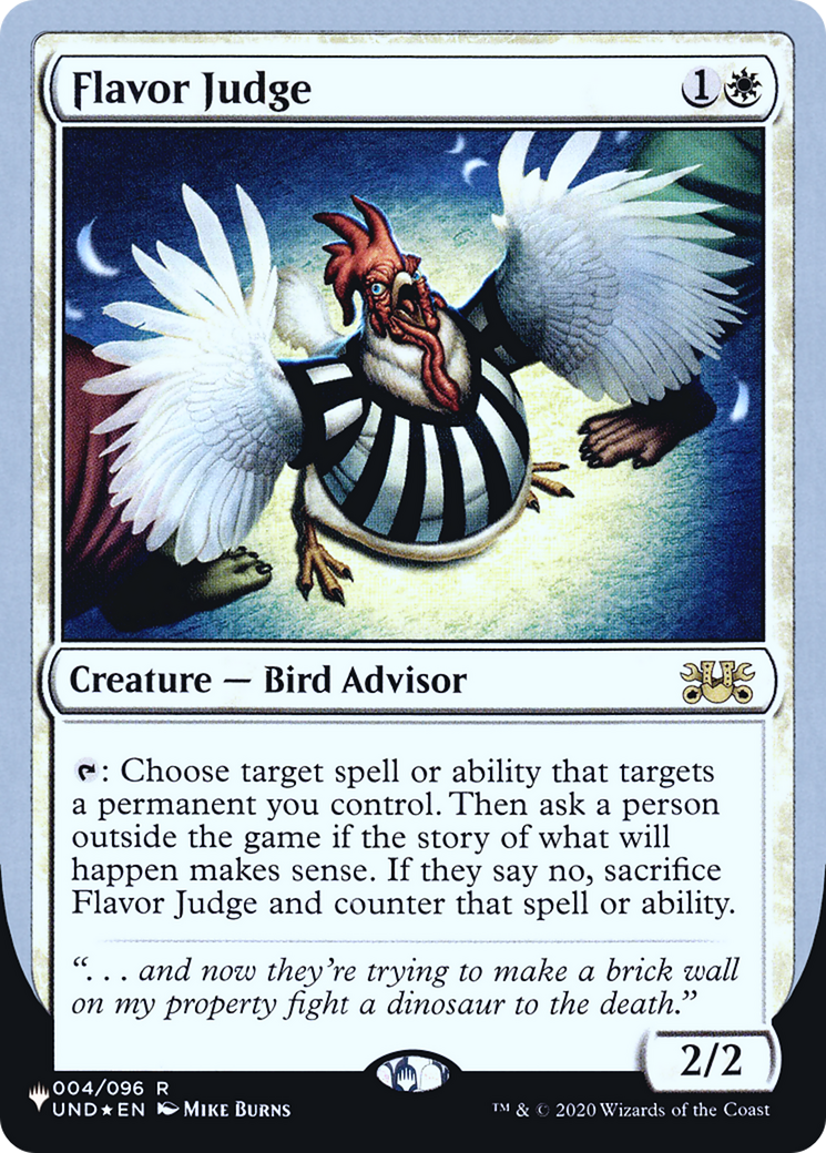 Flavor Judge [The List (Unfinity Foil Edition)] Foil