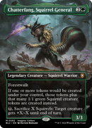 Chatterfang, Squirrel General (Borderless) - Bloomburrow Commander