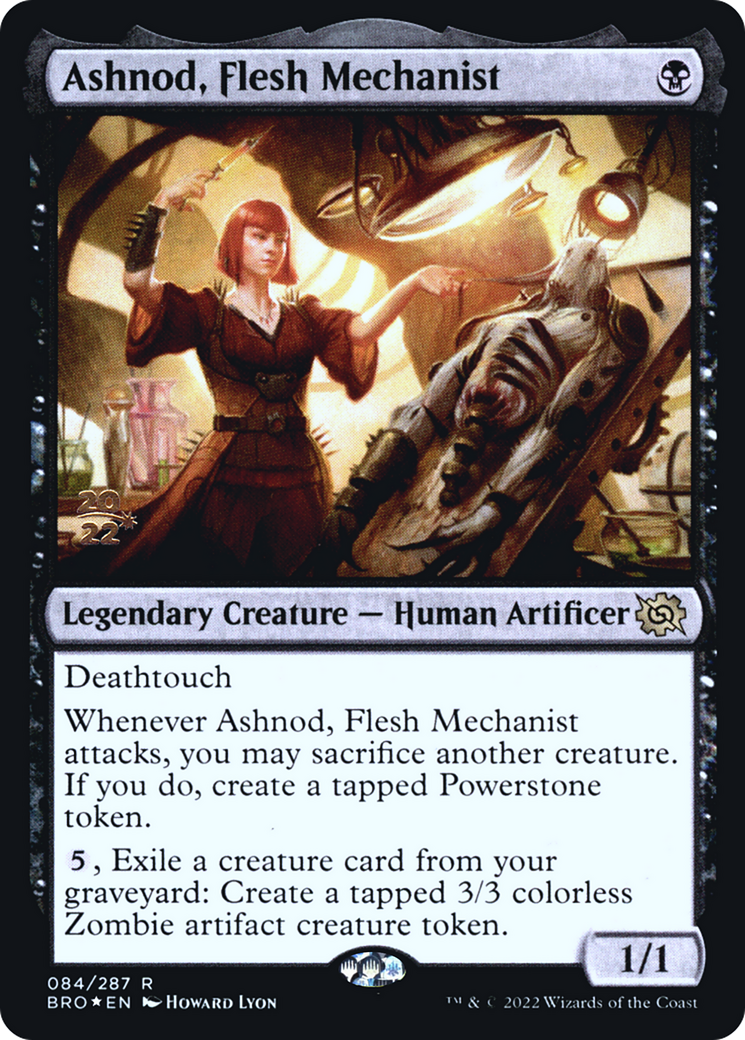 Ashnod, Flesh Mechanist - The Brothers' War Promos Foil