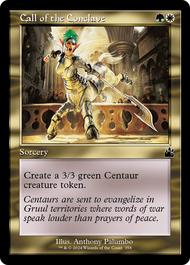 Call of the Conclave (Retro Frame) - Ravnica Remastered