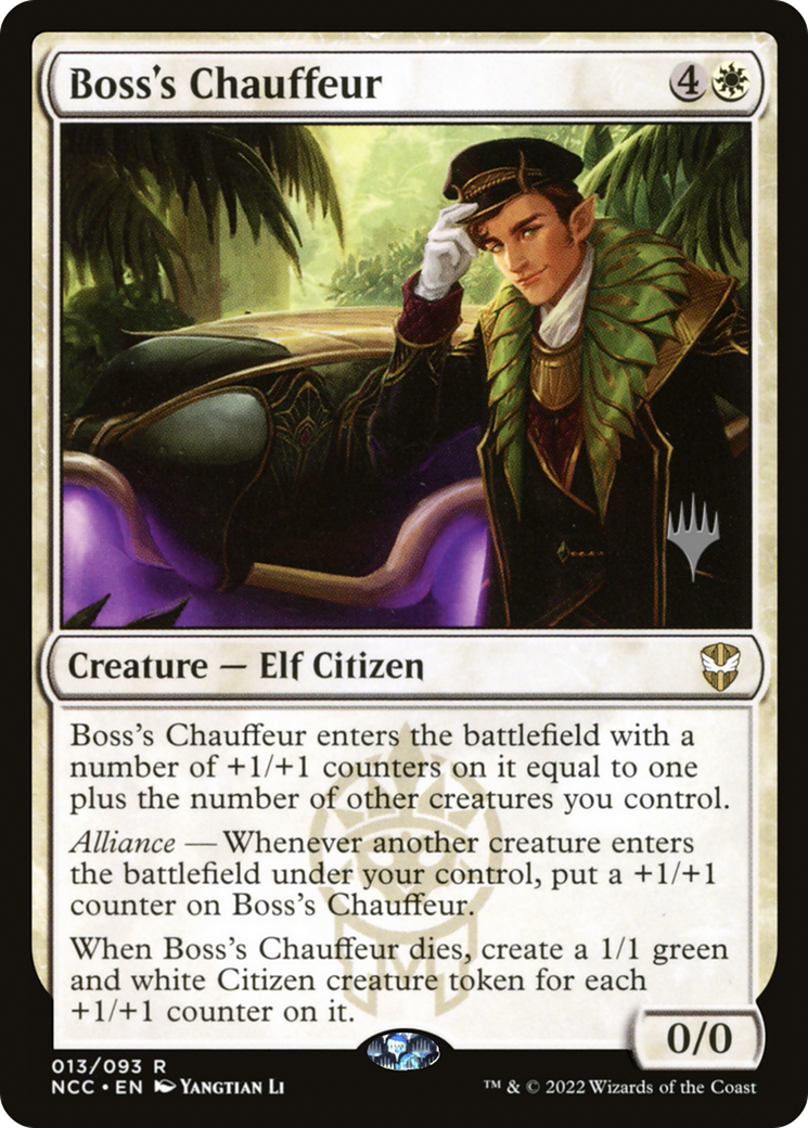 Boss's Chauffeur - New Capenna Commander Promos Foil