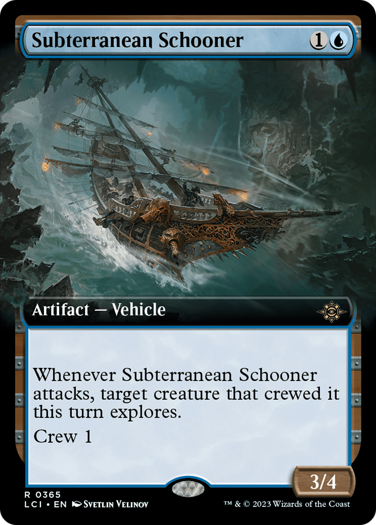 Subterranean Schooner (Extended Art) - [The Lost Caverns of Ixalan]: (Extended Art)