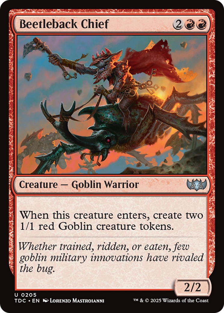 Beetleback Chief - Commander: Tarkir: Dragonstorm