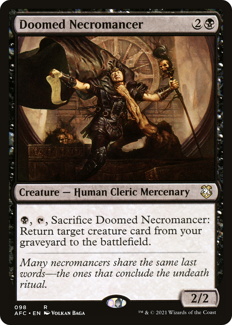 Doomed Necromancer [Forgotten Realms Commander]
