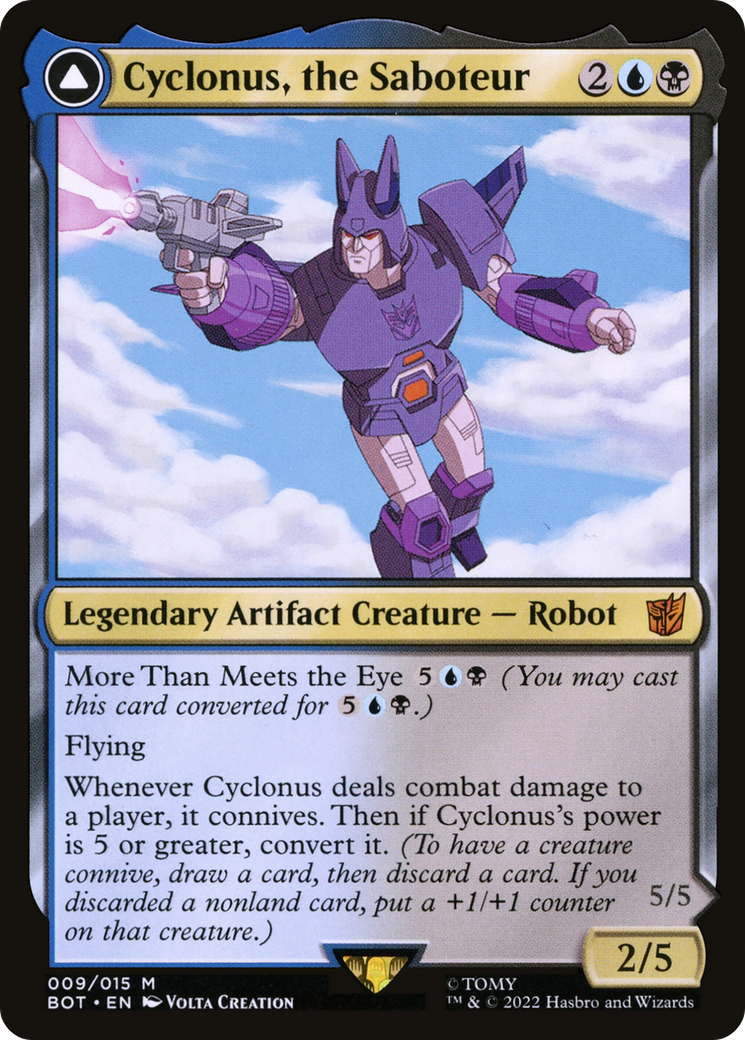 Cyclonus, the Saboteur: (convertdfc) [Transformers]