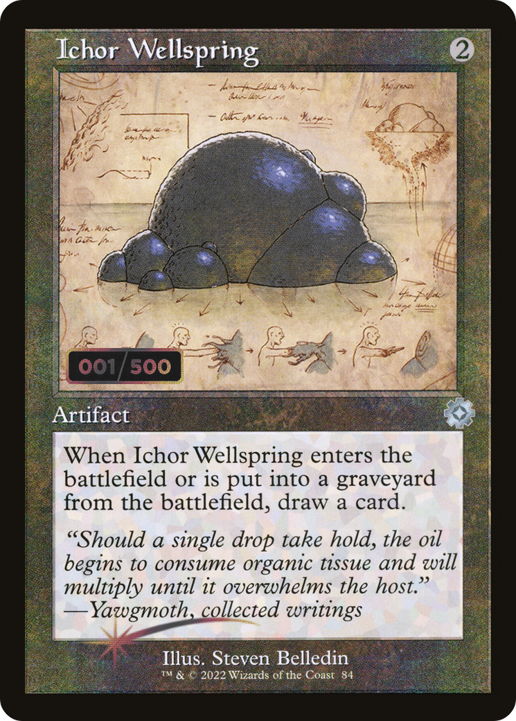 Ichor Wellspring (Schematic) (Serial Numbered) [The Brothers' War Retro Artifacts] Foil