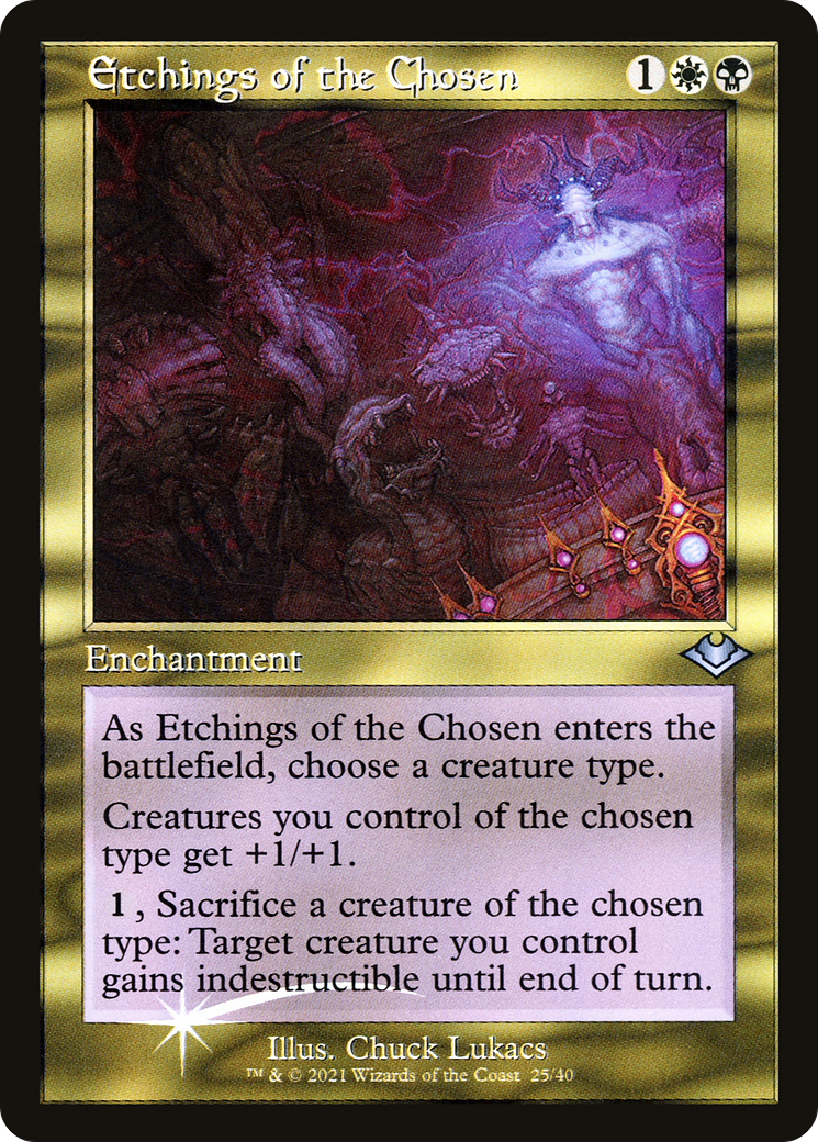 Etchings of the Chosen (Retro Frame) [Modern Horizons 1 Timeshifts] Foil