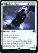 Enduring Angel: (Double Faced Transform) [Innistrad: Midnight Hunt Promos] Foil
