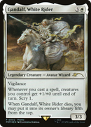 Gandalf, White Rider [Tales of Middle-earth Deluxe Commander Kit] Foil