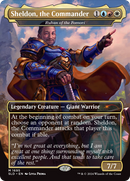 Sheldon, the Commander - Ruhan of the Fomori [Secret Lair Drop] / Sheldon, the Commander (Borderless)