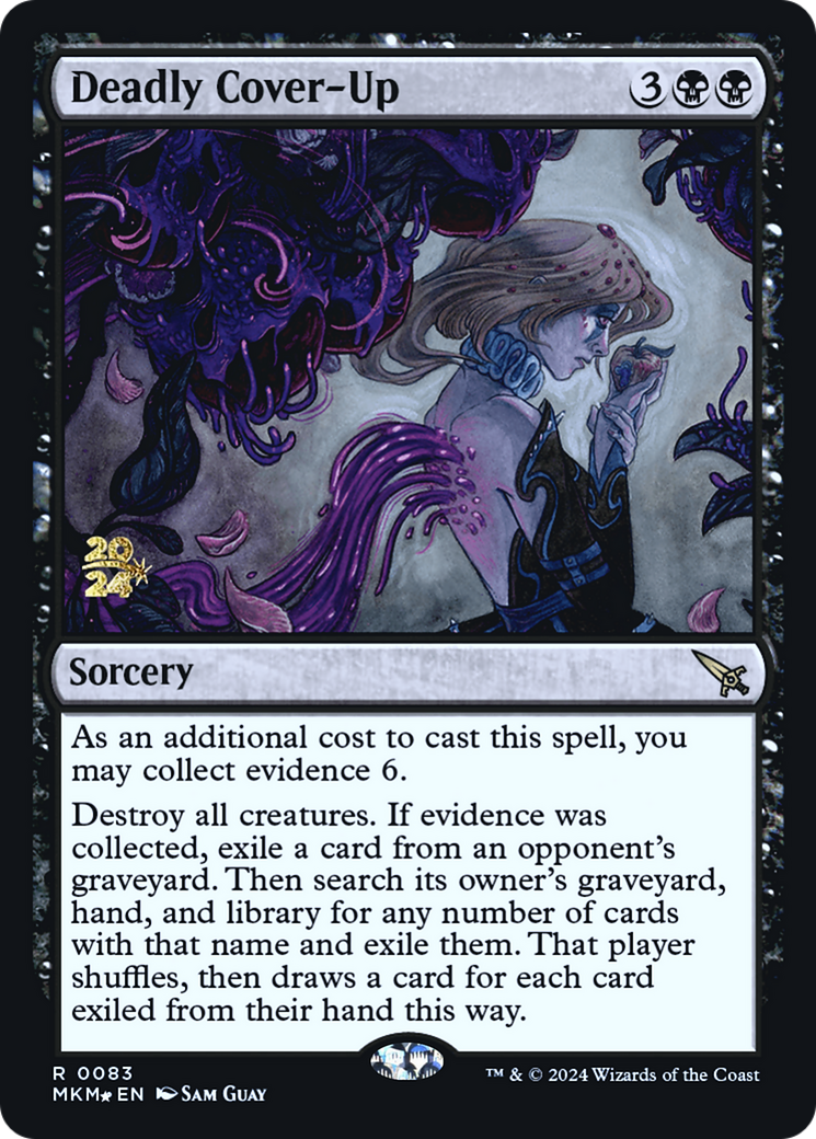 Deadly Cover-Up [Murders at Karlov Manor Promos] Foil