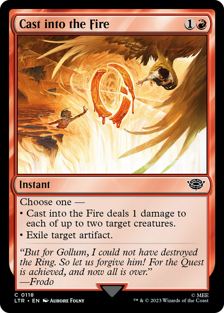 Cast into the Fire - The Lord of the Rings: Tales of Middle-earth