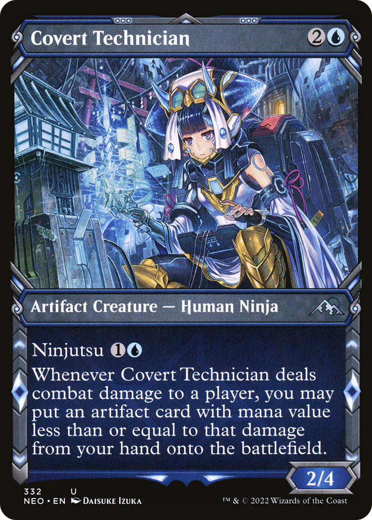 Covert Technician (Showcase): (Showcase) [Kamigawa: Neon Dynasty]