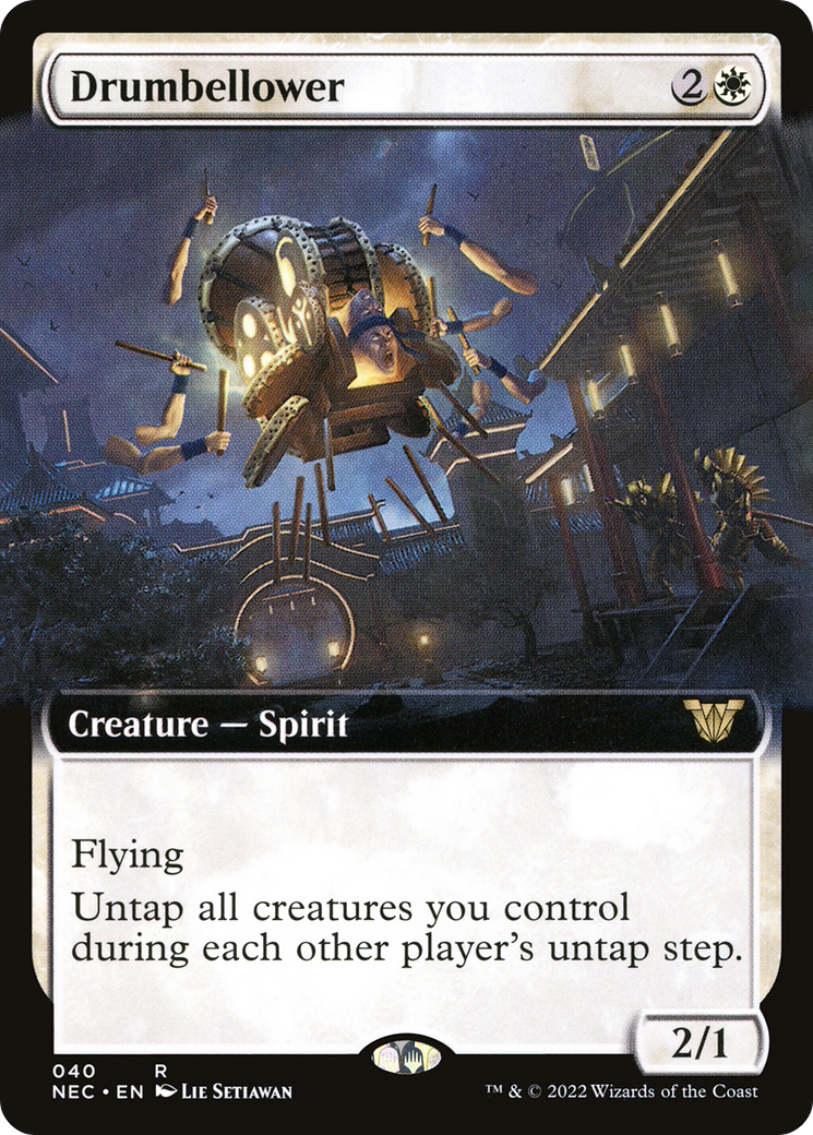 Drumbellower (Extended Art): (Extended Art) [Neon Dynasty Commander]